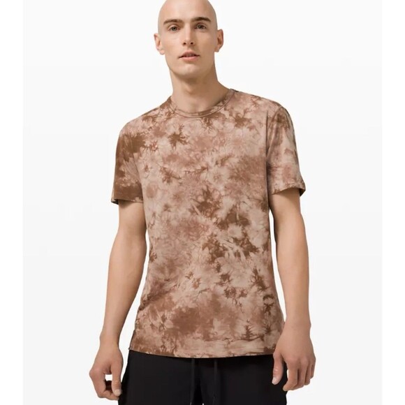 Lululemon 5 Year Basic Tee Shirt Earth Dye Mens Sz ML? - Picture 2 of 12